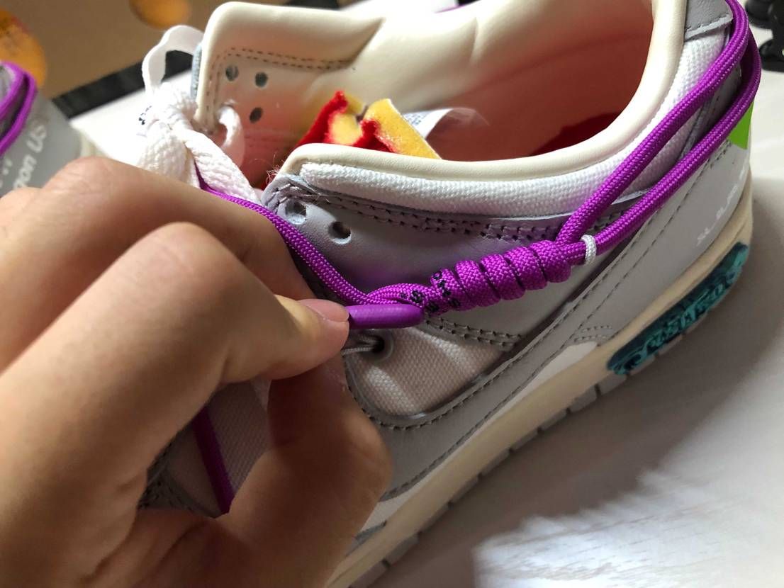 僕がやってる今回のダンクの紐の結び方あげておきます。
よけ