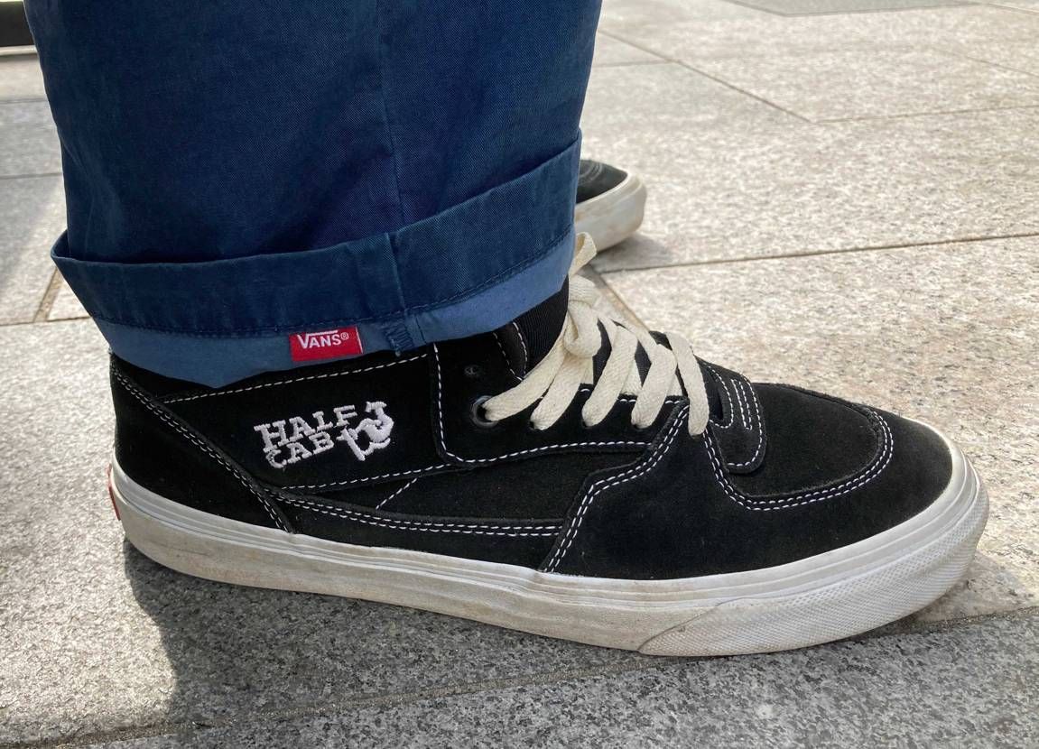 今日も暖かいのでvansのイージーパンツとハーフキャブでお散歩🚶‍♂️