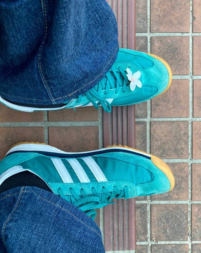 暖かいよりかは暑いくらいなので見た目だけは涼しげなナイロンレ