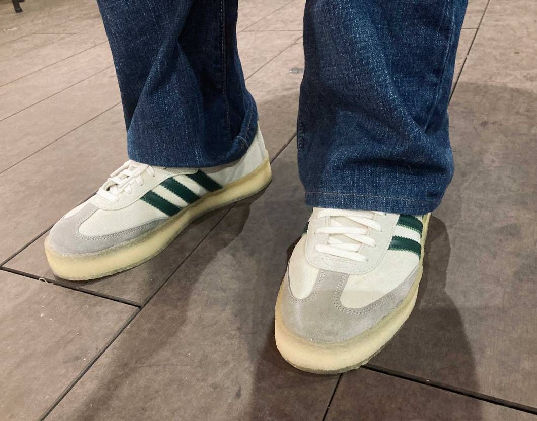 ウチにもやっとsamba kith clarks届きました😊