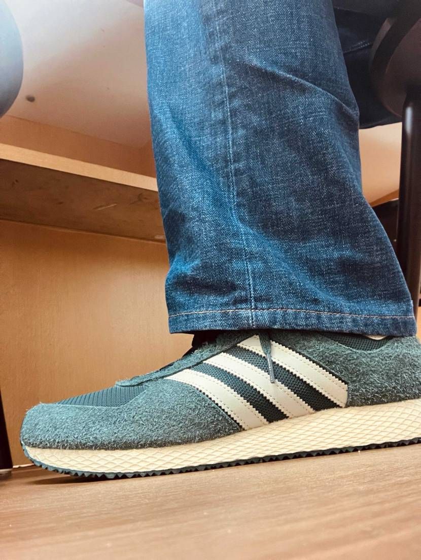 今日はadidas atlantaで紅生姜天コーデ😬
