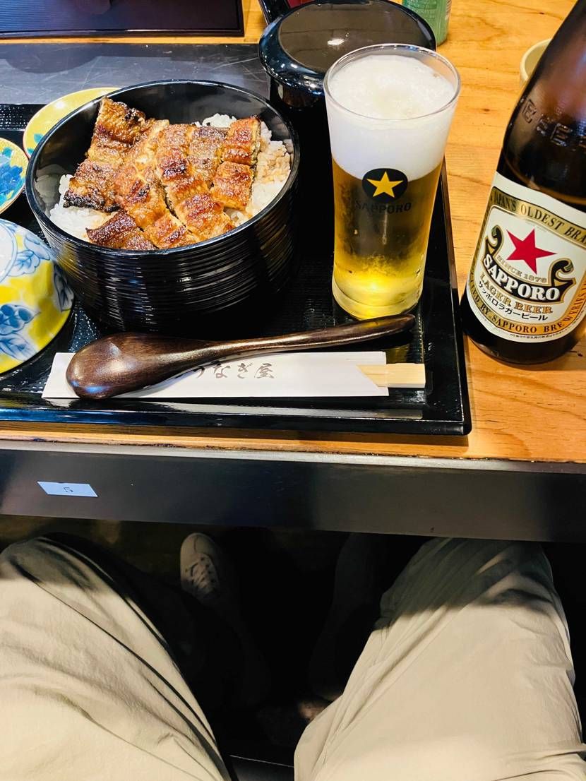 私的夏休み🌻2日目の今日はク ソ暑かったのでひつまぶし✨
