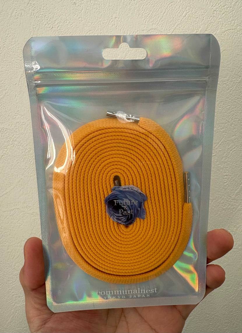 こんばんは😃
communalnestさんの伸びるシューレース（右足のやつ、1