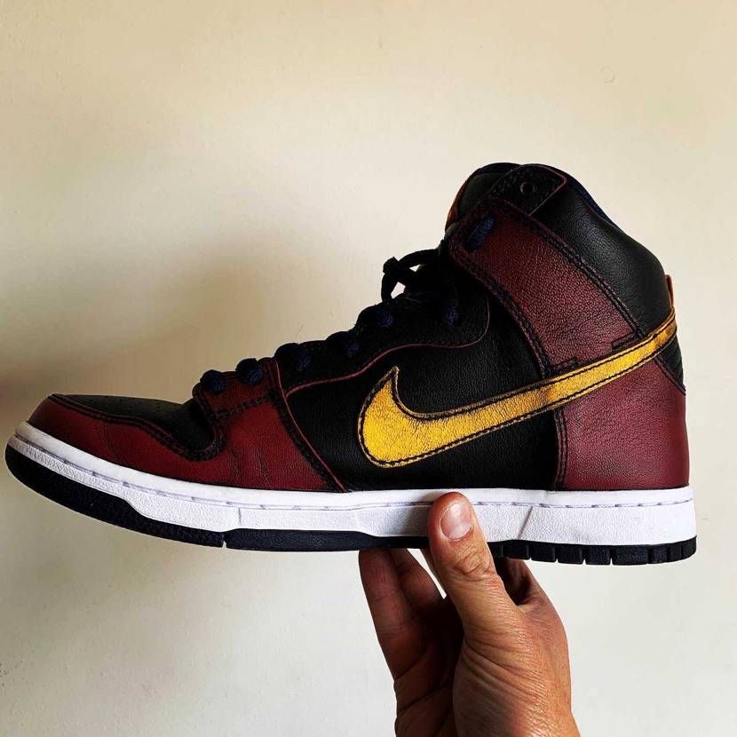 色が剥げる繋がりで。nike sb pro dunk hig