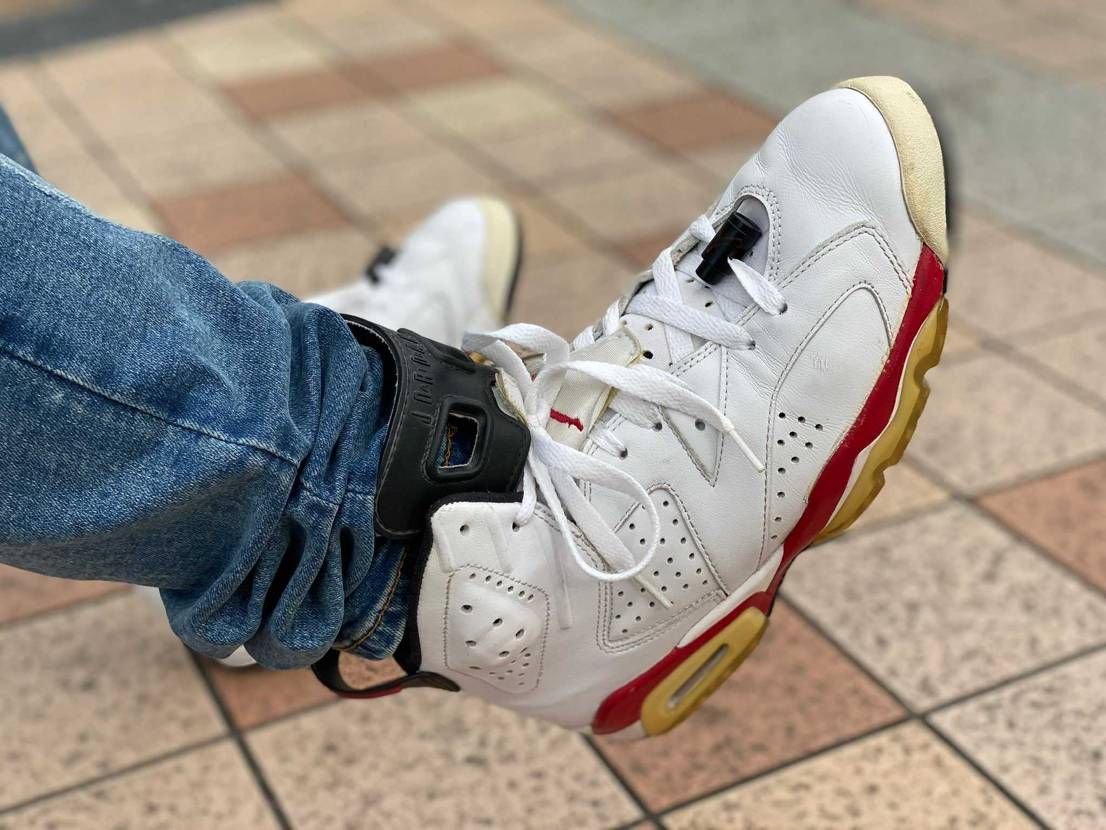 NIKE AIR JORDAN 6 RETRO [WHITE/VARSITY R