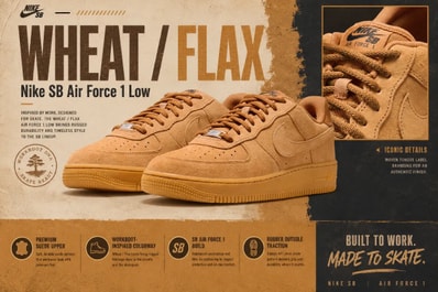 最新リーク|Nike SB Air Force 1 Low "Flax"|抽選/販売/定価情報