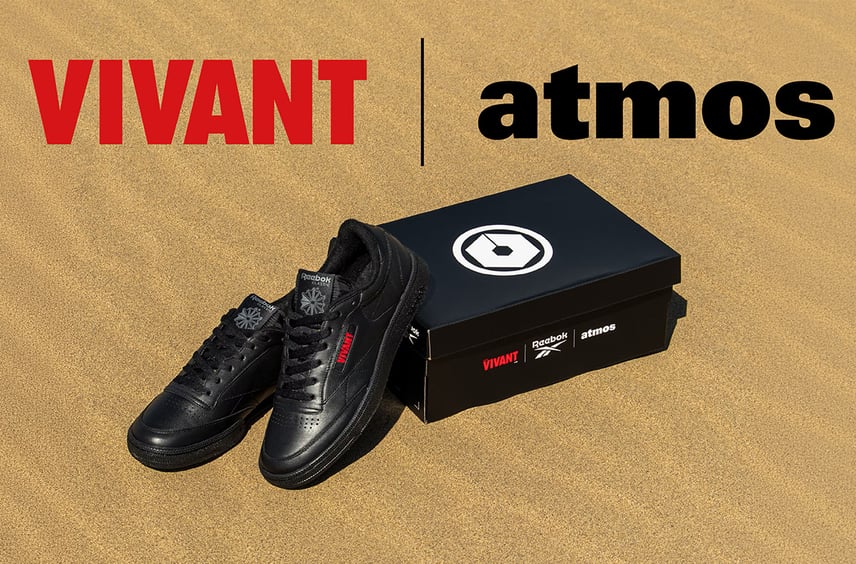 9/18〜受注開始|VIVANT × atmos × Reebok Club C "Black/Red"|抽選/販売/定価情報