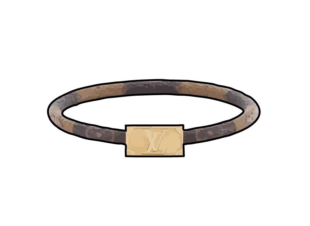 Louis Vuitton ストライプ バングル Louis Vuitton ストライプ バングル