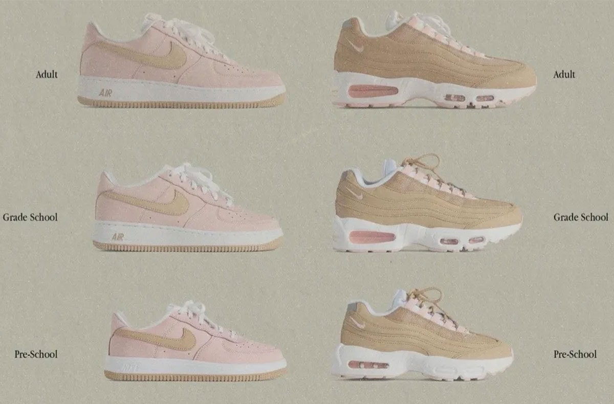KITH × Nike Air Force 1 / Air Max 95 "Linen"|抽選/販売/定価情報