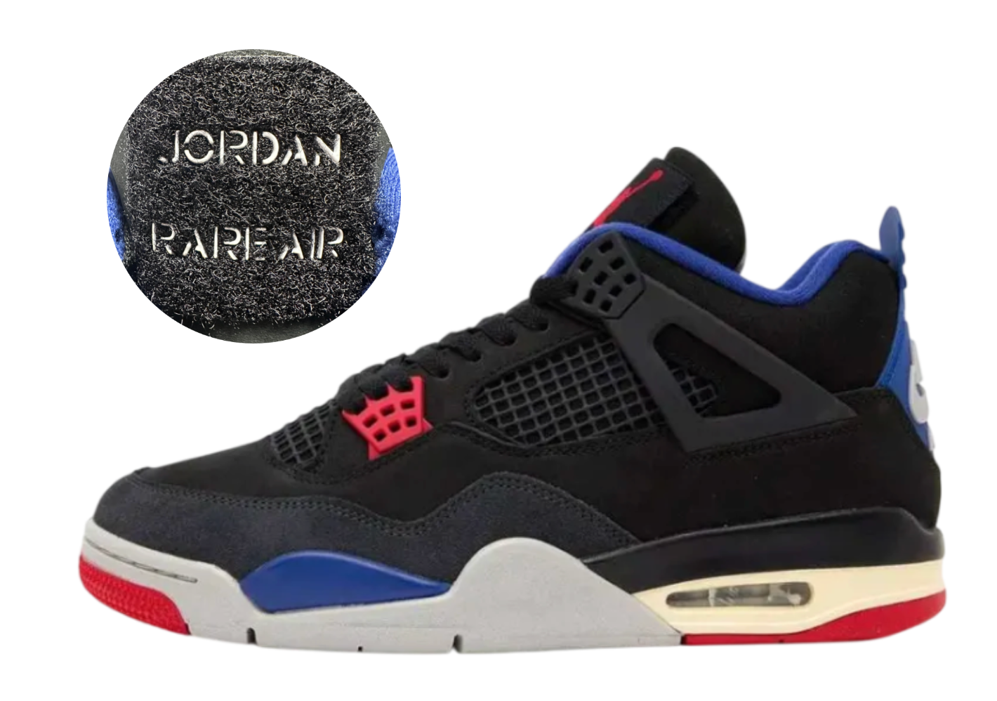 ナイキ エアジョーダン4  "レアエア" (ホワイトレタリング)