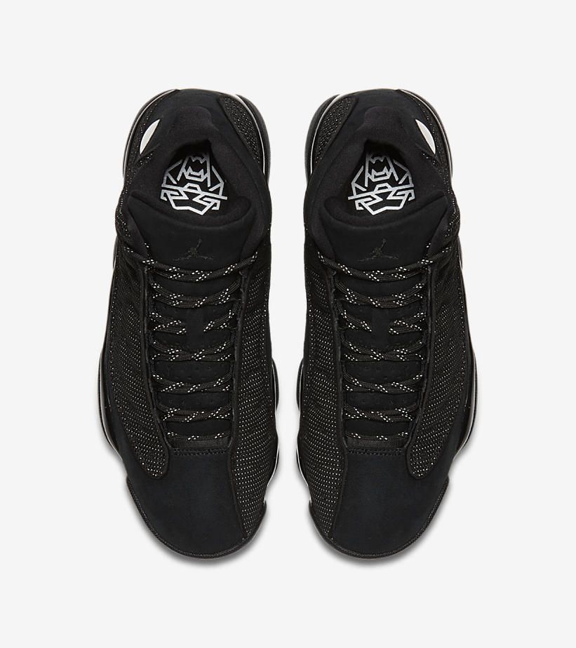 【ナイキスニーカー】ナイキ エアジョーダン13 レトロ ブラック/ブラック-アンスラサイト 4枚目