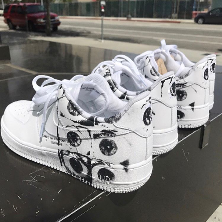 【スニダンで購入可】SUPREME ×COMME DES GARCON AIR FORCE 1 "WHITE" 4枚目