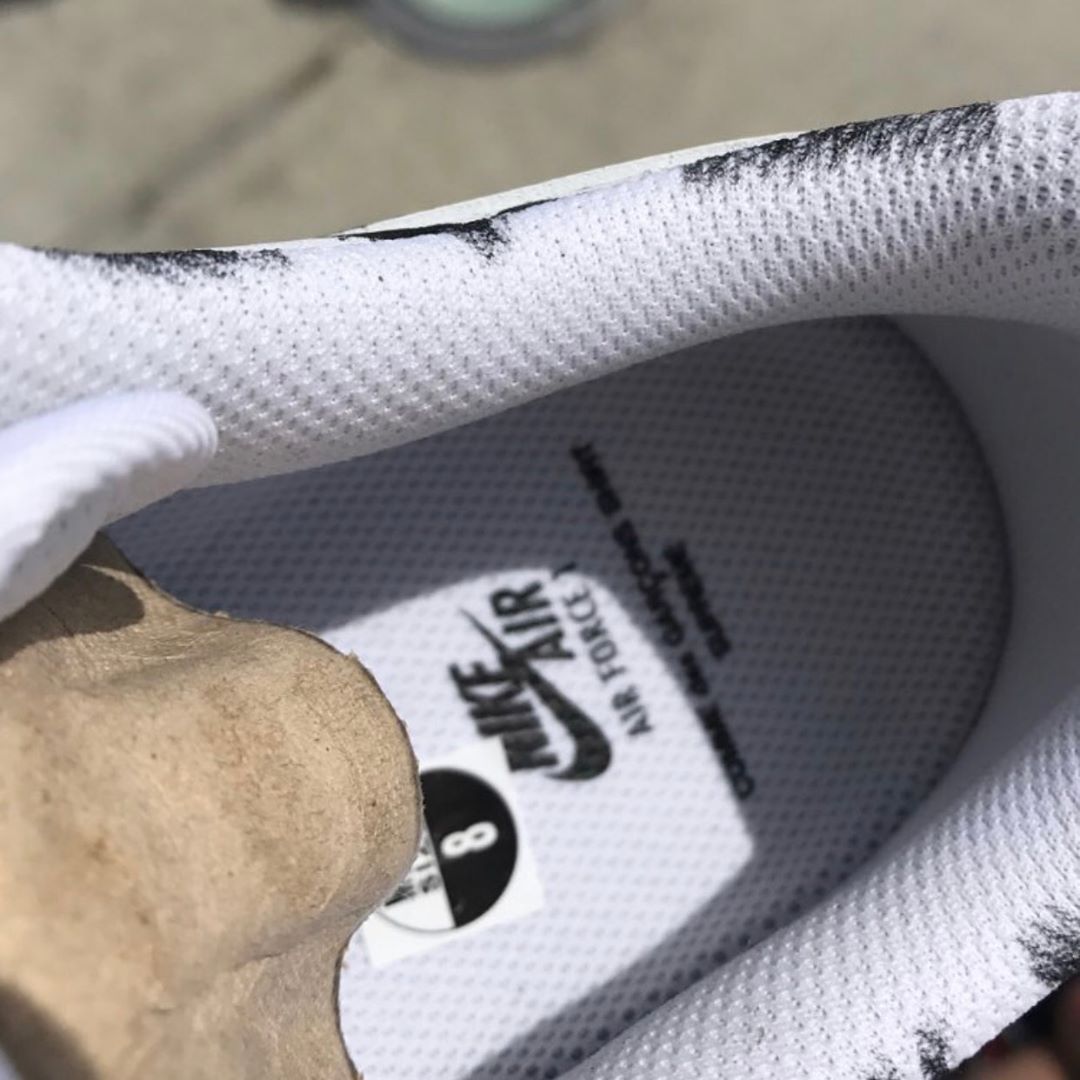 【スニダンで購入可】SUPREME ×COMME DES GARCON AIR FORCE 1 "WHITE" 2枚目