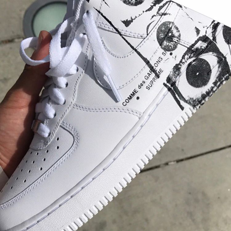 【スニダンで購入可】SUPREME ×COMME DES GARCON AIR FORCE 1 "WHITE" 6枚目