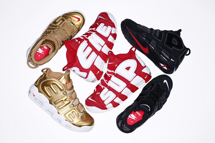 SUPREME × NIKE AIR MORE UPTEMPO