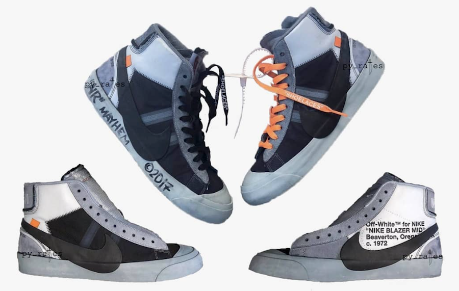 オフホワイト×ナイキ ブレーザー スタジオ ミッド 2色(OFF-WHITE × NIKE BLAZER STUDIO MID 2COLORS)