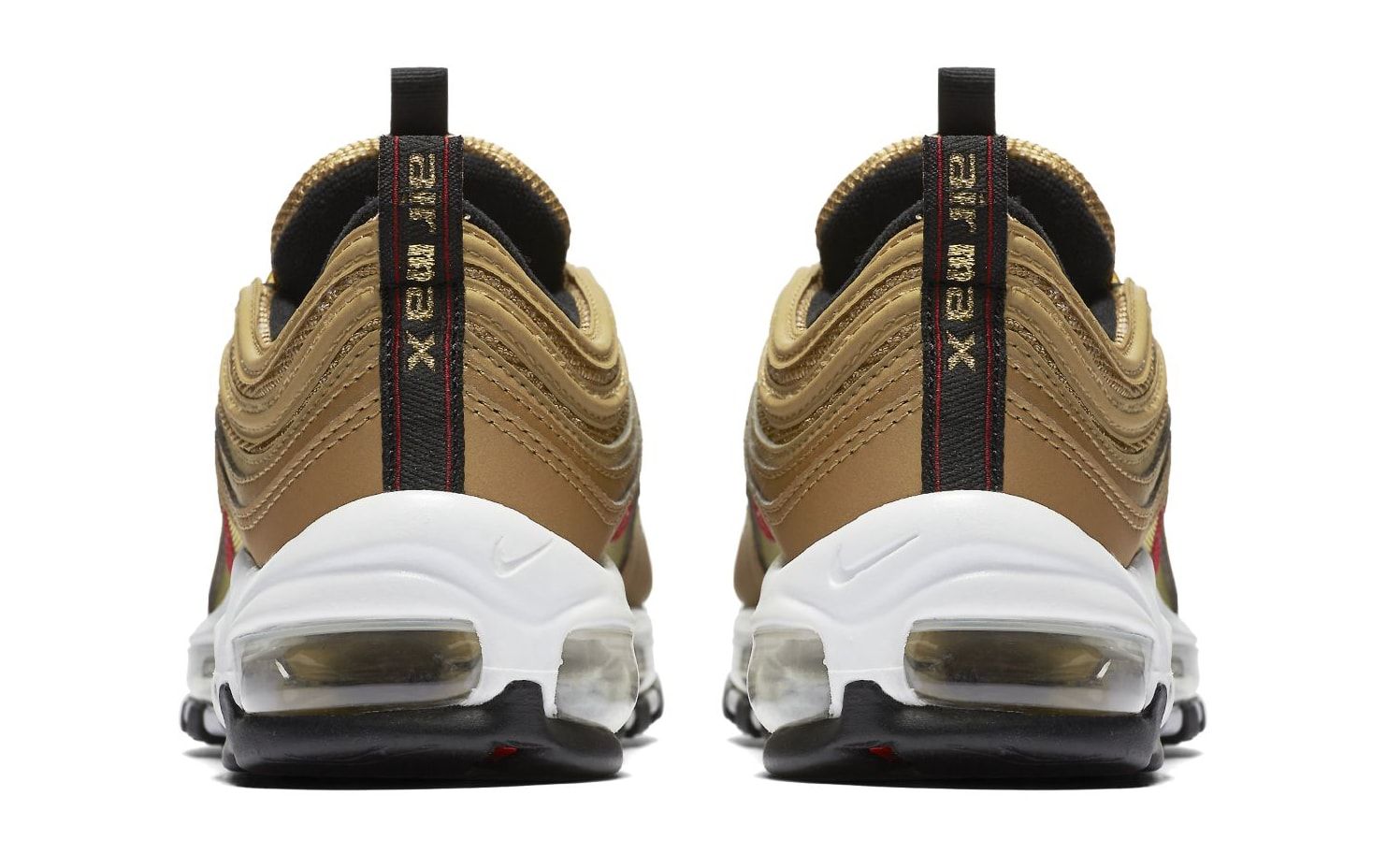 ナイキ エアマックス97 メタリック ゴールド/バーシティ レッド-ホワイト-ブラック 3枚目