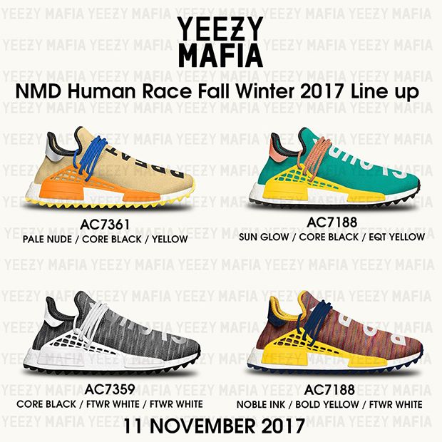 ファレル・ウィリアムズ × アディダス オリジナルス NMD ヒューマンレース トレイル 全4色 2枚目