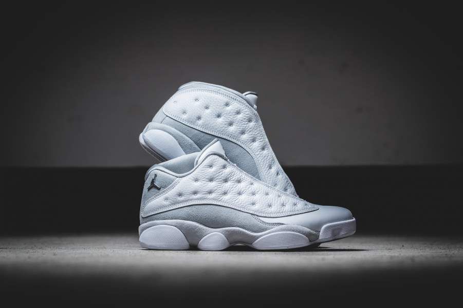 ナイキ エアジョーダン13 レトロ ロー ホワイト/メタリック シルバー-ピュア プラチナ 2枚目