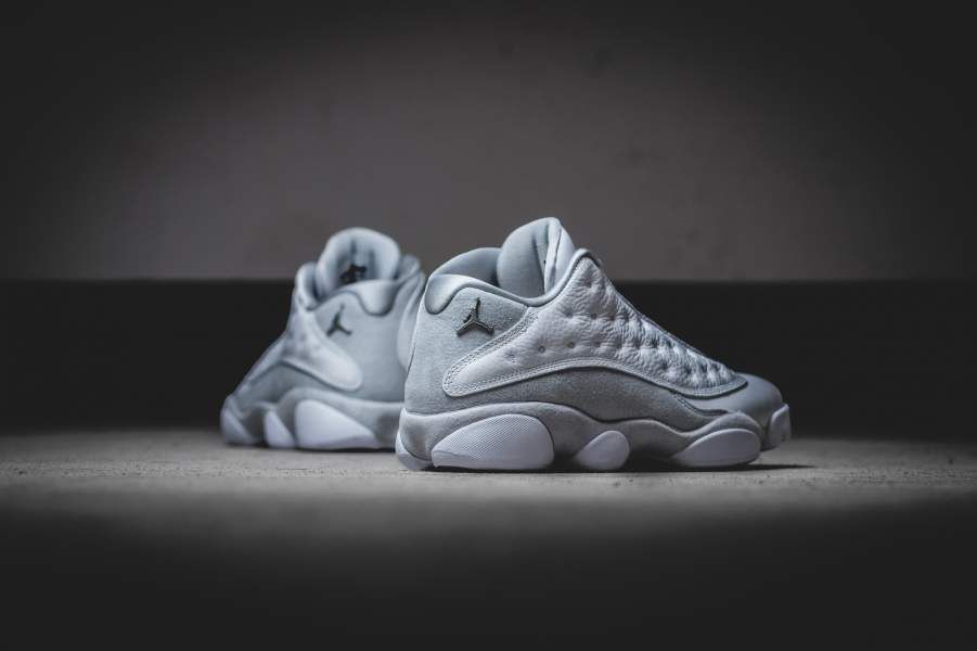 ナイキ エアジョーダン13 レトロ ロー ホワイト/メタリック シルバー-ピュア プラチナ 3枚目