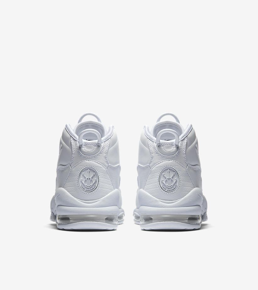 ナイキ エアマックスアップテンポ トリプルホワイト 5枚目