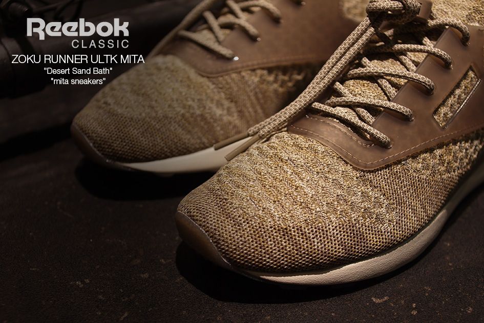 ミタスニーカーズ × リーボック クラシック ゾク ランナー ウルトラニット デザート サンド バス 5枚目