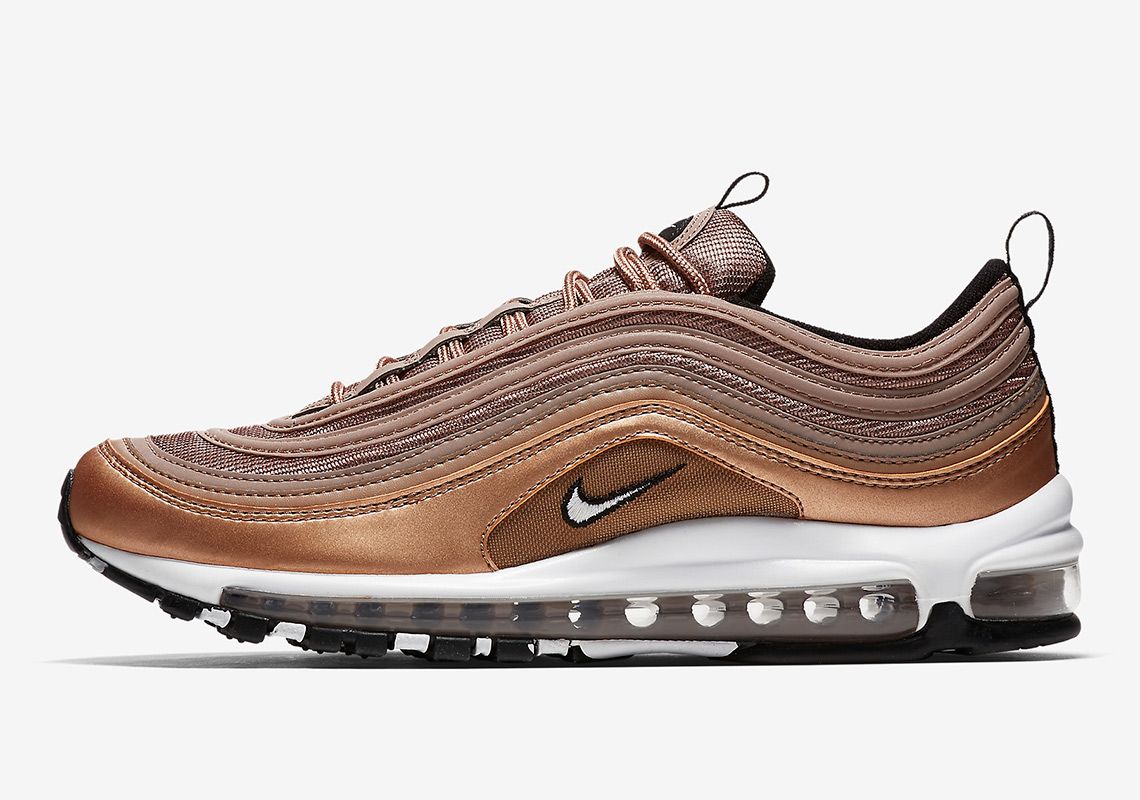 ナイキ エアマックス97 ホワイト メタリック レッド ブロンズ ブラック 4枚目