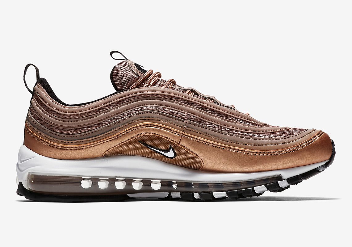 ナイキ エアマックス97 ホワイト メタリック レッド ブロンズ ブラック 5枚目