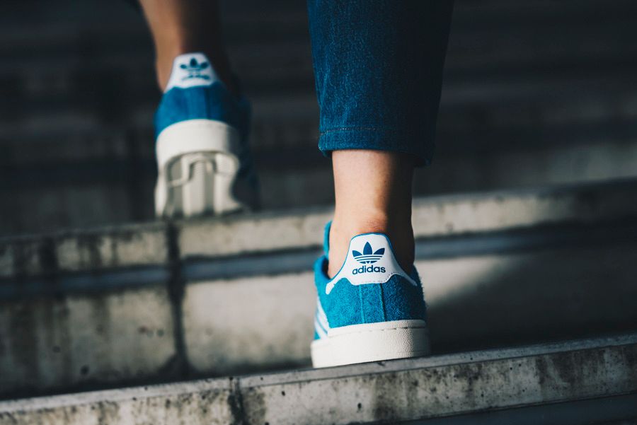 アディダス オリジナルス キャンパス ピンク/アクア 4枚目