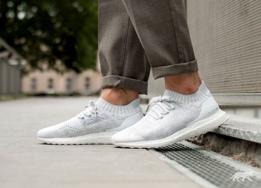 Adidas ultra boost top uncaged triple white 喔`覆喔勦覆