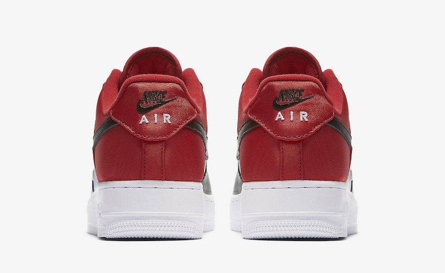 【スニダンで購入可】NIKE AIR FORCE 1 LOW ’07 LV8 BLACK/WHITE-UNIVIRSITY RED 6枚目