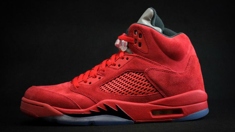 【スニダンで購入可】Nike Air Jordan 5 Ratro "Red Suede" 抽選/定価/販売店舗まとめ 2枚目