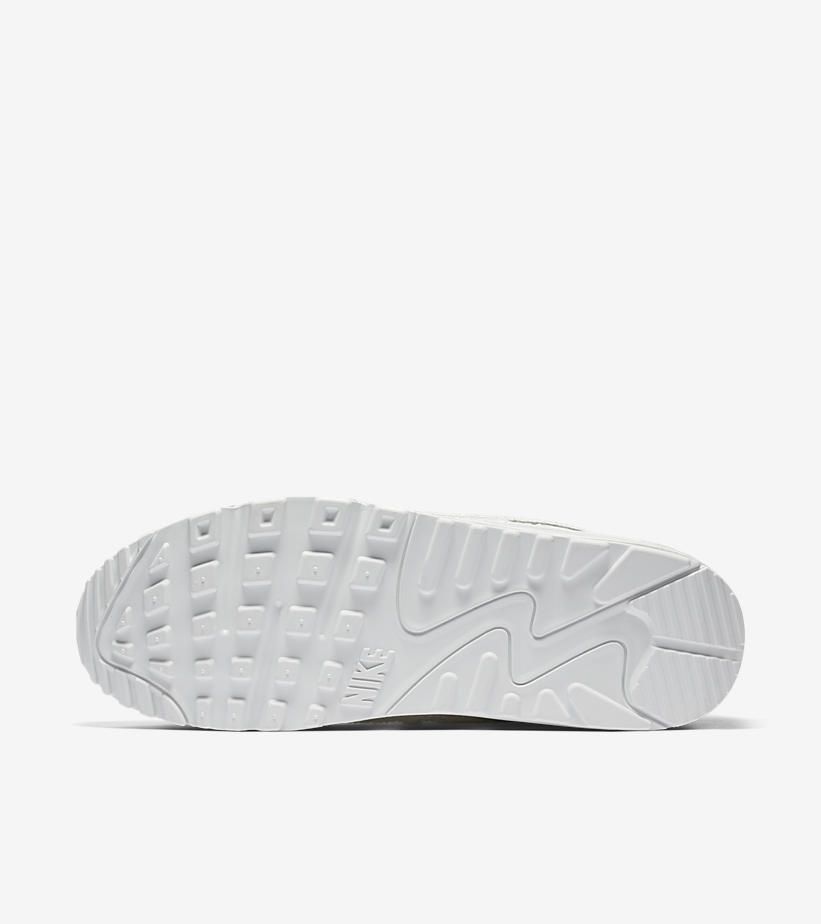 ナイキ エアマックス90 トリプルホワイト 6枚目