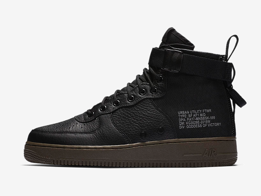 NIKE SF AIR FORCE 1 MID BLACK DARK HAZELの新品/中古フリマ(通販 ...