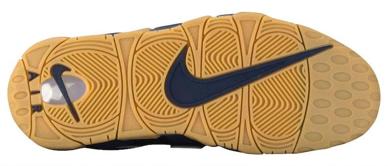 ナイキ エアモアアップテンポ オブジディアン/オブジディアン-ガム ライト ブラウン 5枚目