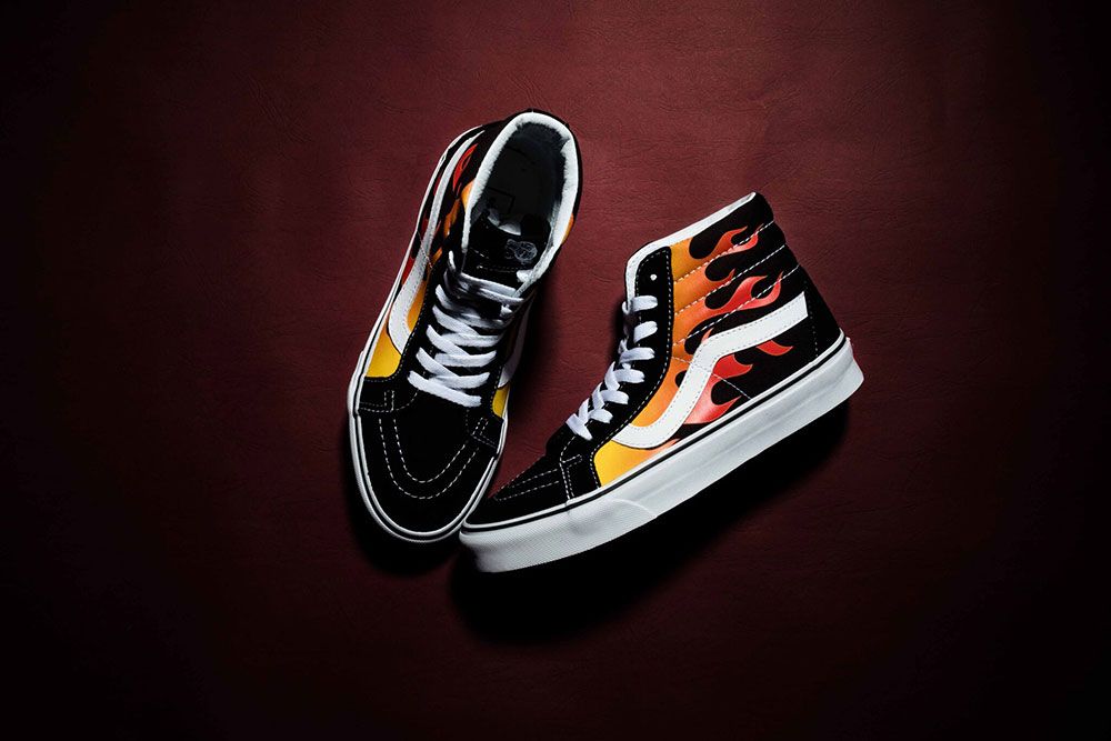 バンズ オールド・スクール/スケート・ハイ/スリッポン フレイム パック 2枚目