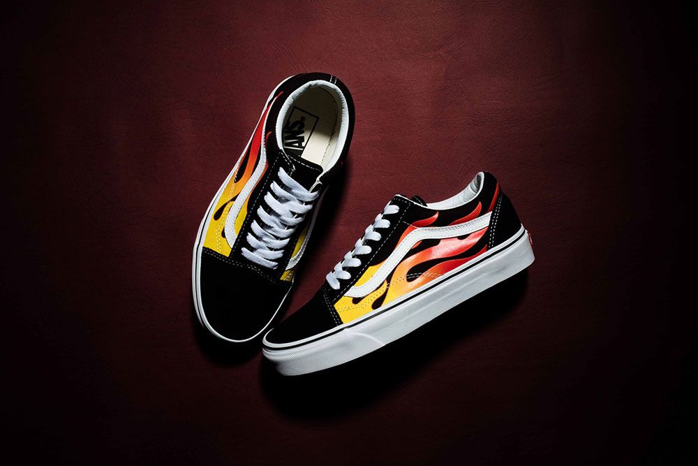 バンズ オールド・スクール/スケート・ハイ/スリッポン フレイム パック 3枚目