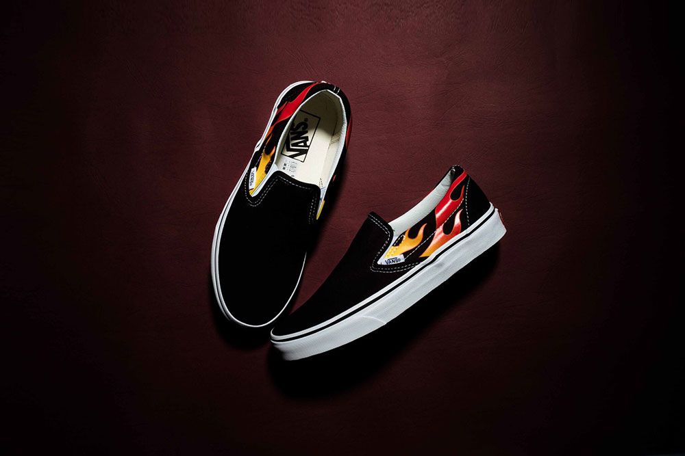 バンズ オールド・スクール/スケート・ハイ/スリッポン フレイム パック 4枚目