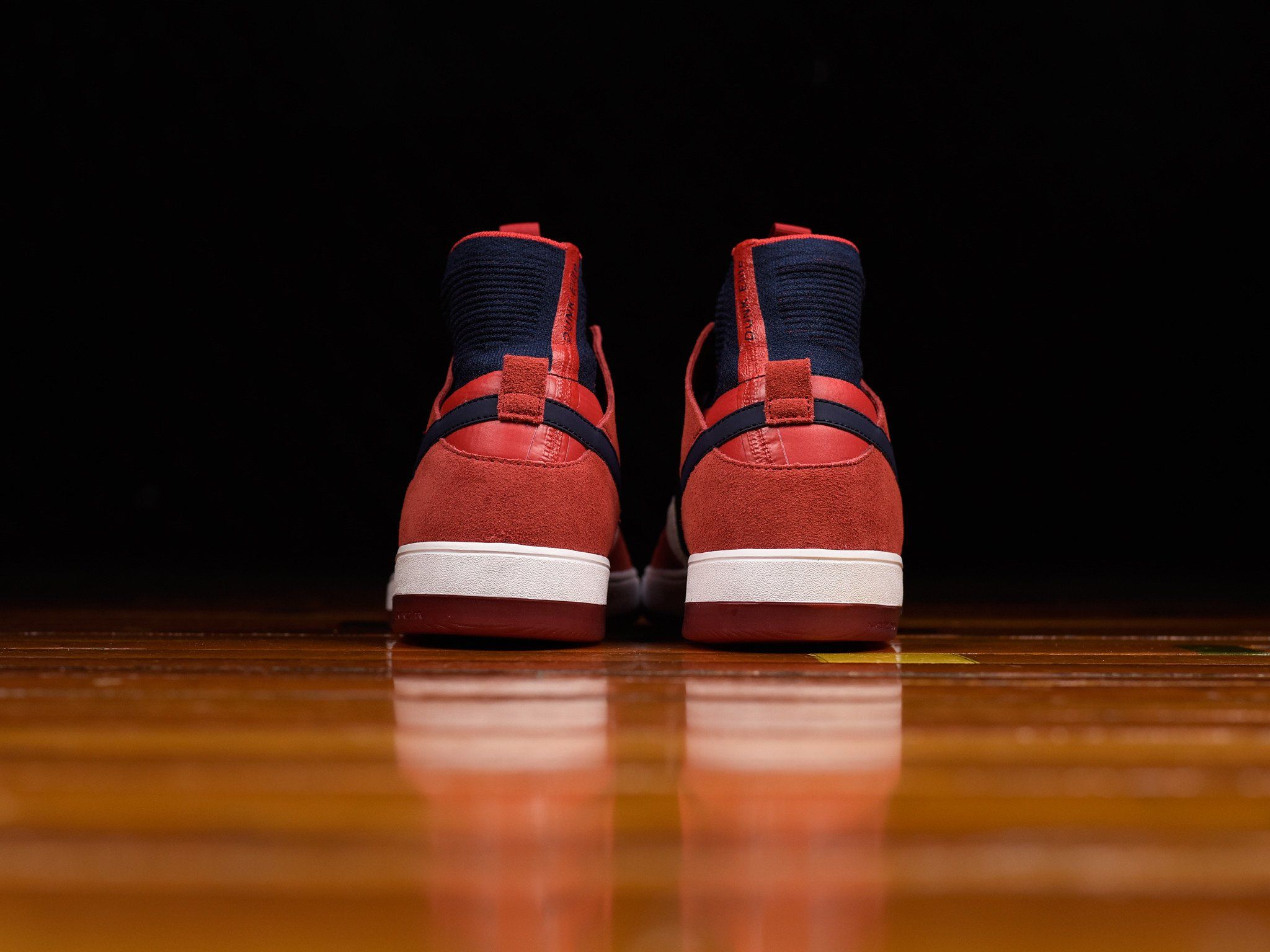 ナイキ SB ズーム ダンク ハイ エリート ユニバーシティ レッド 4枚目