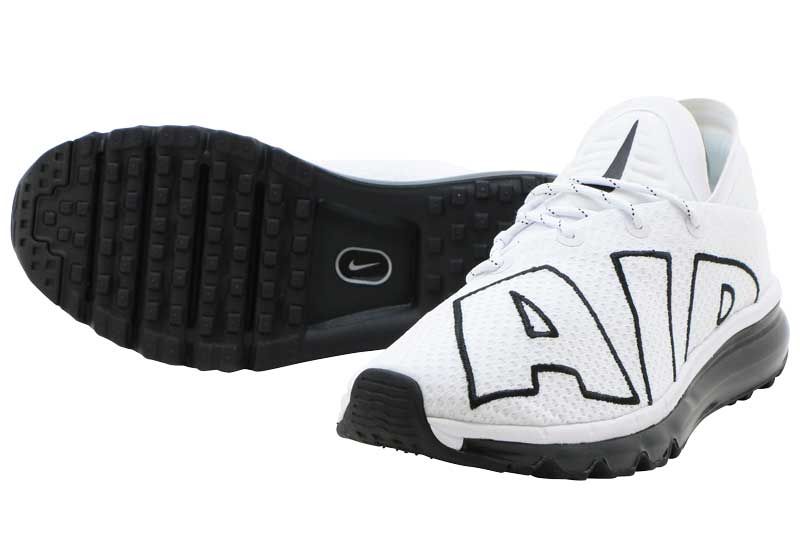 ナイキ エアマックスフレア ホワイト/ブラック 2枚目