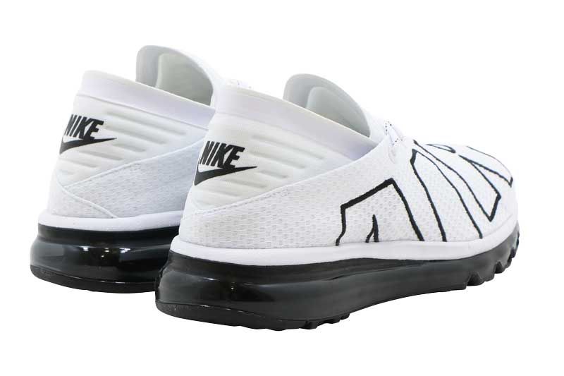 ナイキ エアマックスフレア ホワイト/ブラック 4枚目