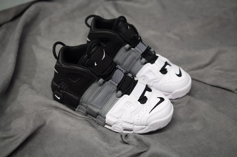 ナイキ エアモアアップテンポ 96 ブラッ/グレー/ホワイト 3枚目