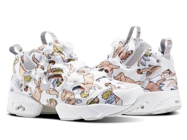 リーボック クラッシック インスタポンプ フューリー LA ホワイト/スカル グレー/ローズ ゴールド 3枚目