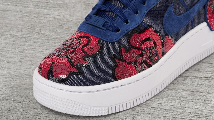 【リーク】NIKE AIR FORCE 1 UPSTEP LOW LX FLORAL SEQUIN PACK 2枚目
