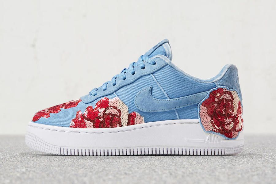 【リーク】NIKE AIR FORCE 1 UPSTEP LOW LX FLORAL SEQUIN PACK 5枚目