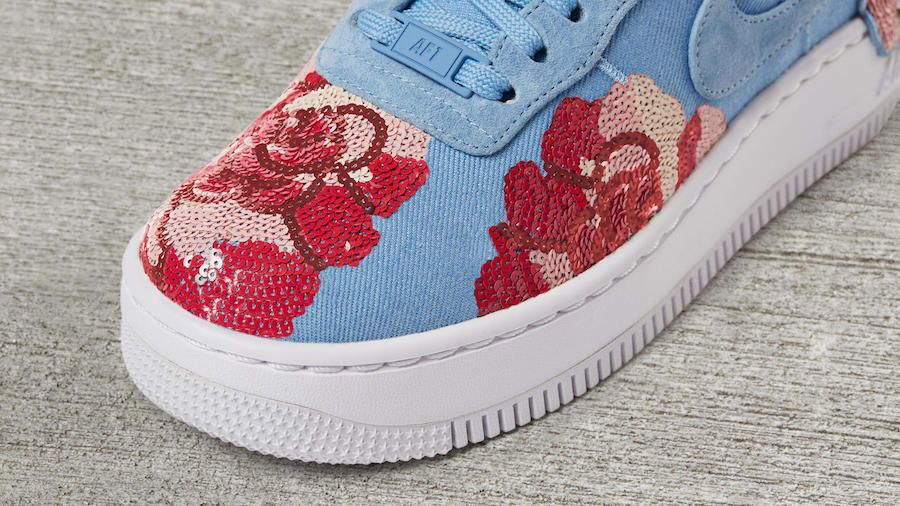 【リーク】NIKE AIR FORCE 1 UPSTEP LOW LX FLORAL SEQUIN PACK 6枚目