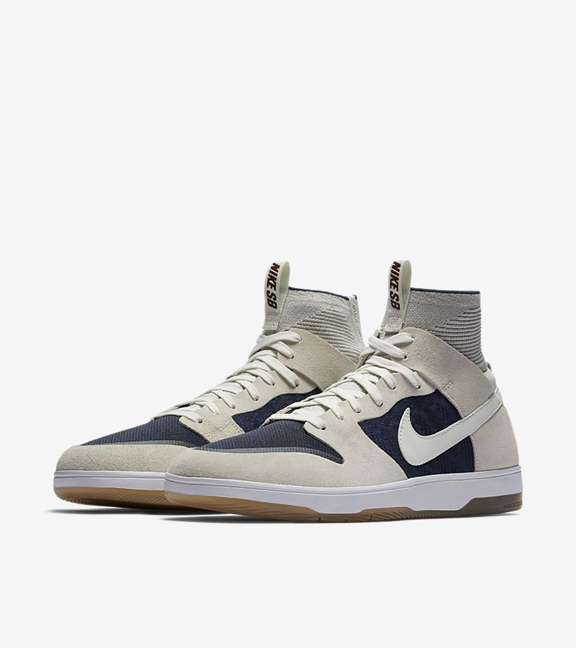 ナイキSB ズーム ダンク ハイ エリート バイナリ ブルー 2枚目