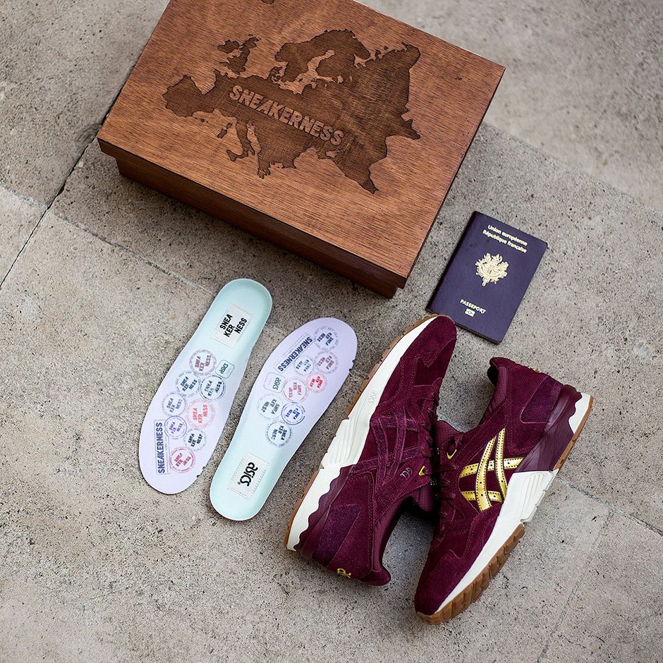 スニーカーネス × アシックス ゲルライト5 パスポート 6枚目