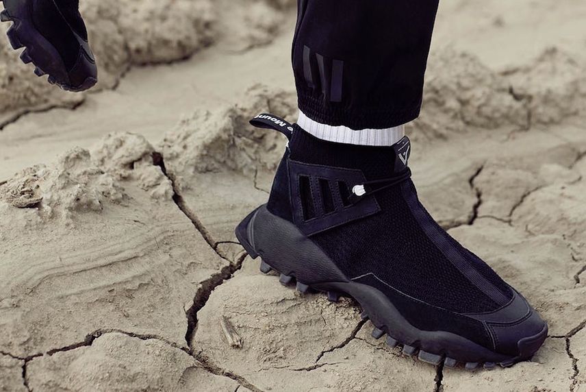 Adidas white top mountaineering sandals