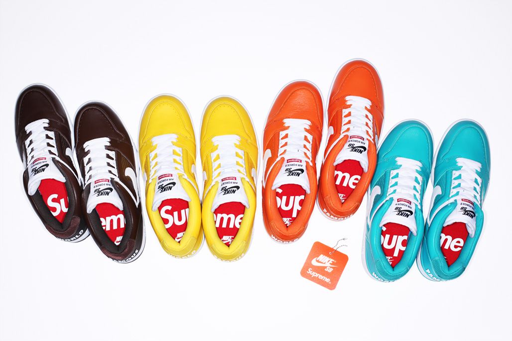【スニダンで購入可】SUPREME × NIKE SB AIR FORCE 2 4COLORS 6枚目